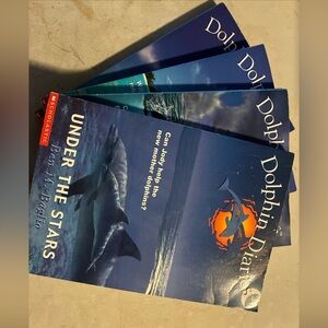 Scholastic Dolphin Diaries Series 4 Books Full Set for Kids by Ben M. Baglio